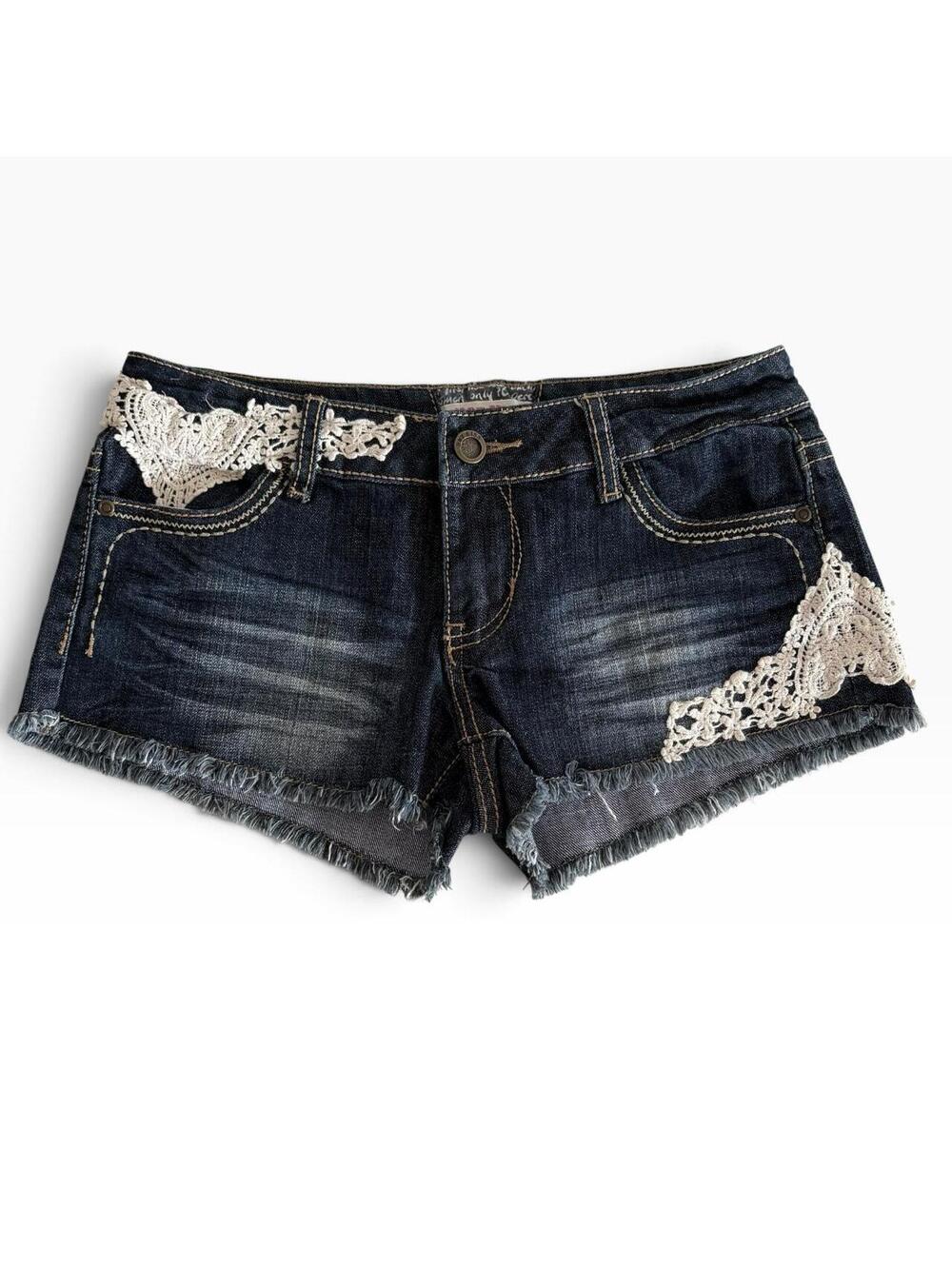 Hot Kiss Women's Navy and Blue Shorts
